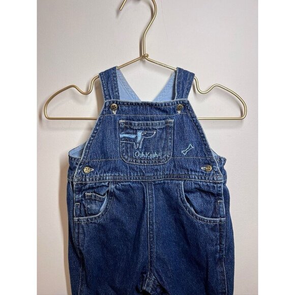 Vintage OshKosh B'Gosh Denim Overalls, 3-6 Months - Picture 5 of 12